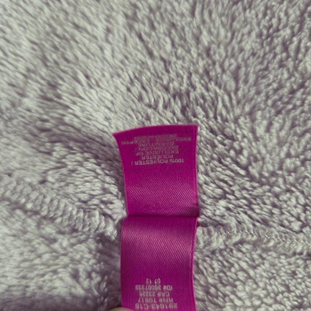 Victoria's Secret Long Robe Large Grey Plush Fleece Shawl Collar Cozy Loungewear - Picture 8 of 8